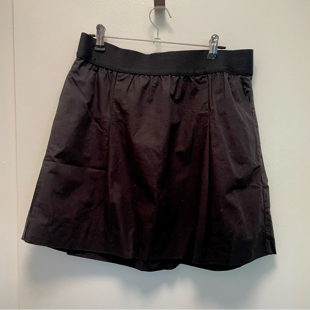 J. Crew Black Cotton Skirt - Size 0
